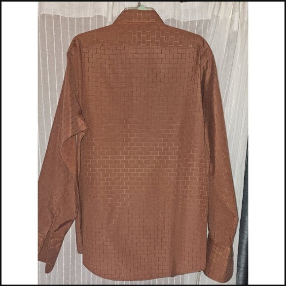 Stacy Adams Brown Dress Shirt - Picture 2 of 3